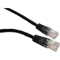0.25m Short Ethernet Cable CAT6 UTP Black
