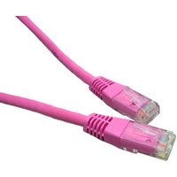 0.25M CAT6 UTP PVC Inj Moulded Cable Pink