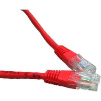 0.25M CAT6 UTP PVC Inj Moulded Cable Red