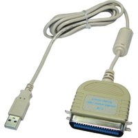 USB to Parallel Printer Cable USB A to Centronics 36