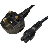 Cabledepot Cloverleaf Mains Power Lead C5 to UK