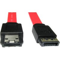 1m SATA Plug ESATA Plug Red Cables
