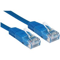 1M CAT5e Flat Network Cable Blue