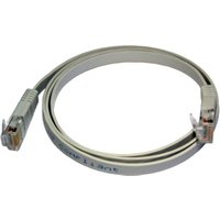 10M CAT5e Flat Network Cable Grey