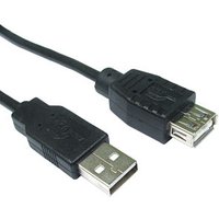 3M USB 2.0 Extension Cable Black