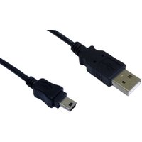2M USB 2.0 Mini Data Cable Black