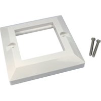 Single Gange Euro Faceplate Frame for 2 Modules