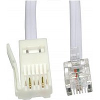 10m BT to RJ11 2 Wire Crossover Modem Cable