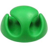 Desk Tidy Cable Management Green 10 Pack Dual Channel