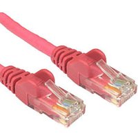 CAT6 LSOH Network Ethernet Patch Cable PINK 1m