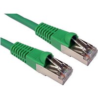 20m CAT6A SSTP Ethernet Cable Green LSOH 10GBase-T