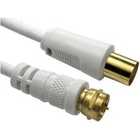 3m TV Aerial to F-Type Cable Push to Screw On