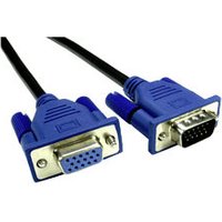 Low Smoke 1m VGA / SVGA Low Profile Extension Cable