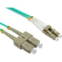 0.5m OM4 LC SC Fibre Optic Network Cable 50/125