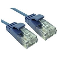 3m Slim Gigabit Network Cable CAT6 Low Smoke 2.8mm D Blue