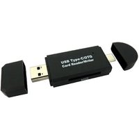 USB C and USB A combined Card Reader USB3.0