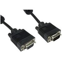 VGA Extension Cable 1m 15 Pin Fully Wired DDC Compatible