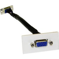 VGA Faceplate Module with 15cm Stub Cable