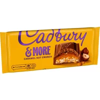 Dairy Milk &More Caramel Nut Crunch Bar Box 15