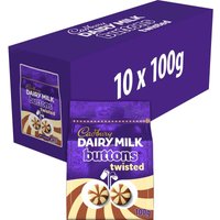 Twisted Buttons Chocolate Bag