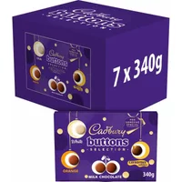Cadbury Dairy Milk Buttons Selection Box 340g (Box of 7)