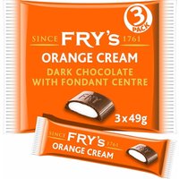 Fry's Dark Chocolate Orange Bar 49g (Pack of 3)