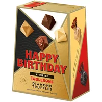 Assorted Toblerone Diamond Truffles Chocolate Box 180g (Box of 8)