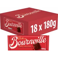 Cadbury Bournville Dark Chocolate 180g (Box of 18)