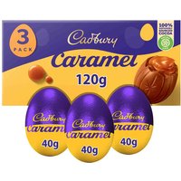 Caramel Milk Chocolate Egg 3 Pack Box