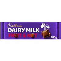 Cadbury Dairy Milk Fruit & Nut Chocolate Bar 280g