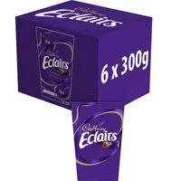 Cadbury Chocolate Eclairs Carton 300g (Box of 6)