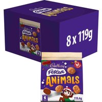 Festive Animals Chocolate Biscuits