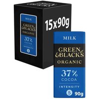 Green & Black's Organic Milk 90g Bar (Box of 15)