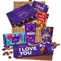 Cadbury Ultimate I Love You Chocolate Hamper Basket