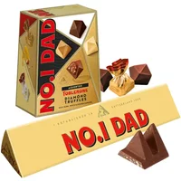 No 1 Dad Toblerone Bar & Truffles Chocolate Bundle