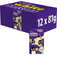 Cadbury White Chocolate Buttons Egg 81g (Box of 12)