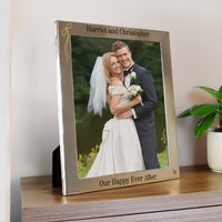 Personalised Black & Gold Free Text 8x10 Photo Frame