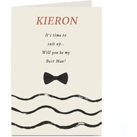 Personalised Card - Will You Be My Best Man?