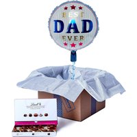 Best Dad Ever Balloon & Lindt Chocolate Box - FREE GIFT CARD!