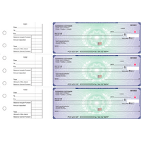 Blue Green Hologram General Business Checks