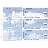 Clouds Payroll Invoice Business Checks