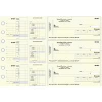 Yellow Knit Itemized Disbursement Payroll Business Checks