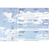Clouds Itemized Payment Business Checks