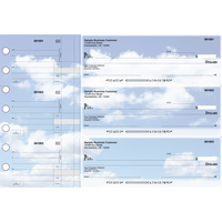 Clouds Standard Disbursement Designer Business Checks