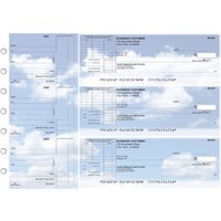 Clouds Standard Itemized Invoice Business Checks