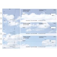 Clouds Standard Mailer Business Checks
