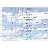 Clouds Itemized Invoice Business Checks