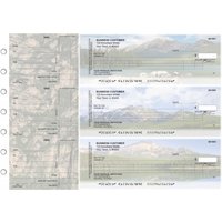 Scenic Mountains Itemized Counter Signature Business Checks