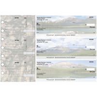 Scenic Mountains Standard Disbursement Designer Business Checks