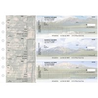 Scenic Mountains Standard Invoice Business Checks
